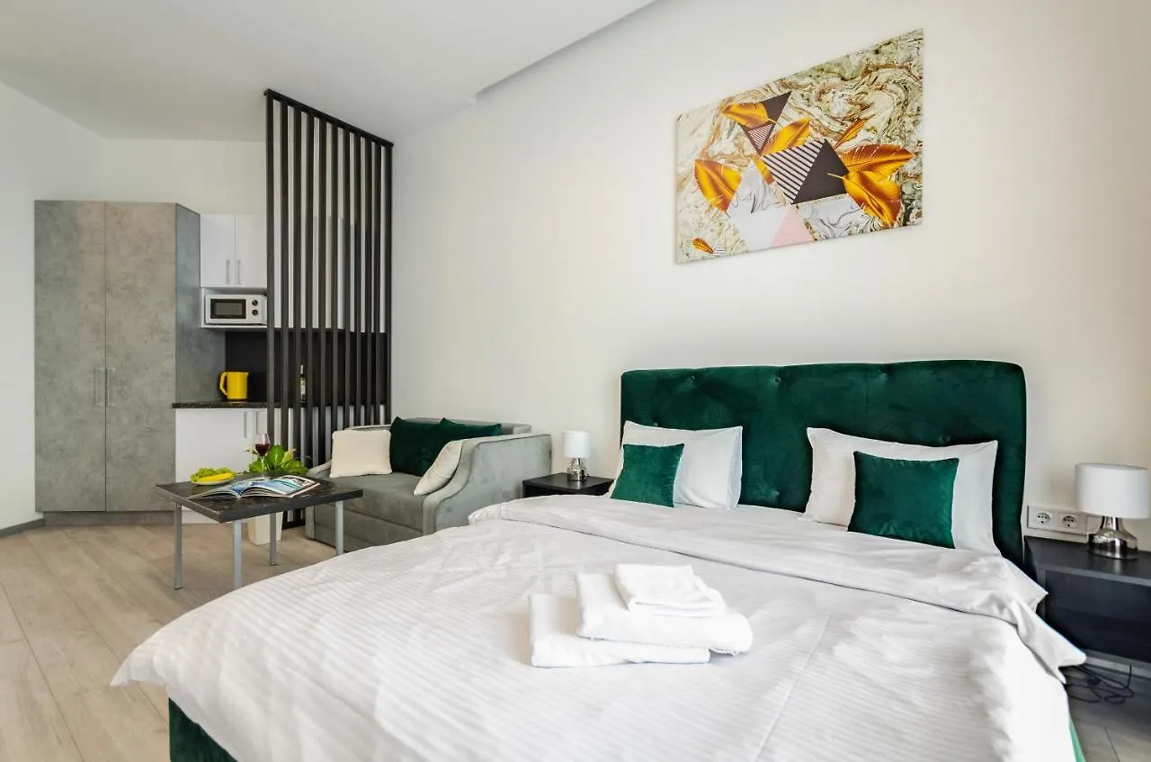Apartment Smart App Near Railway Station Kvartet 3C Kiew