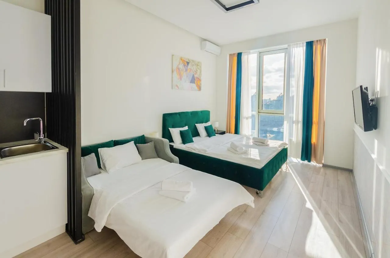Apartmán Smart App Near Railway Station Kvartet 3C Kyjev