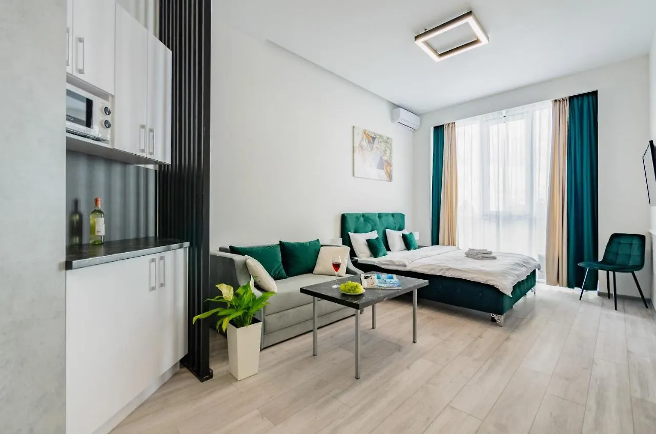 公寓 Smart App Near Railway Station Kvartet 3C 基輔